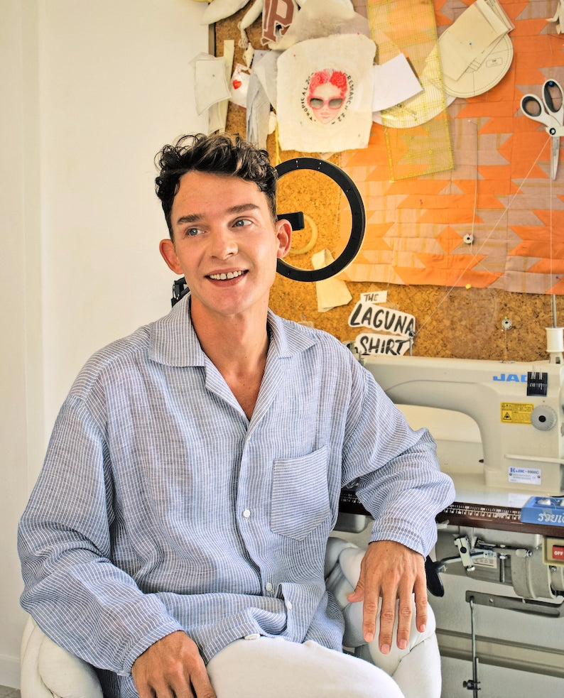 LAGUNA SHIRT digital indie sewing pattern- pdf download with illustrated tutorial
