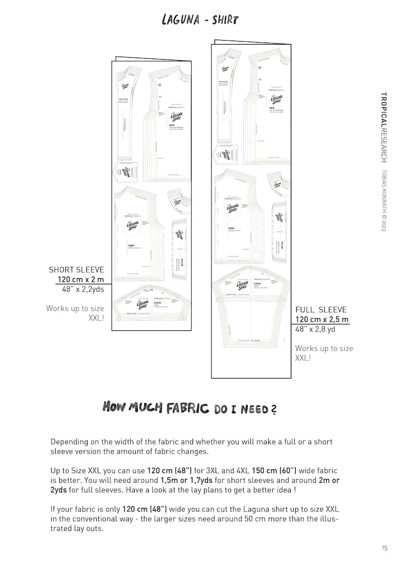 LAGUNA SHIRT digital indie sewing pattern- pdf download with illustrated tutorial