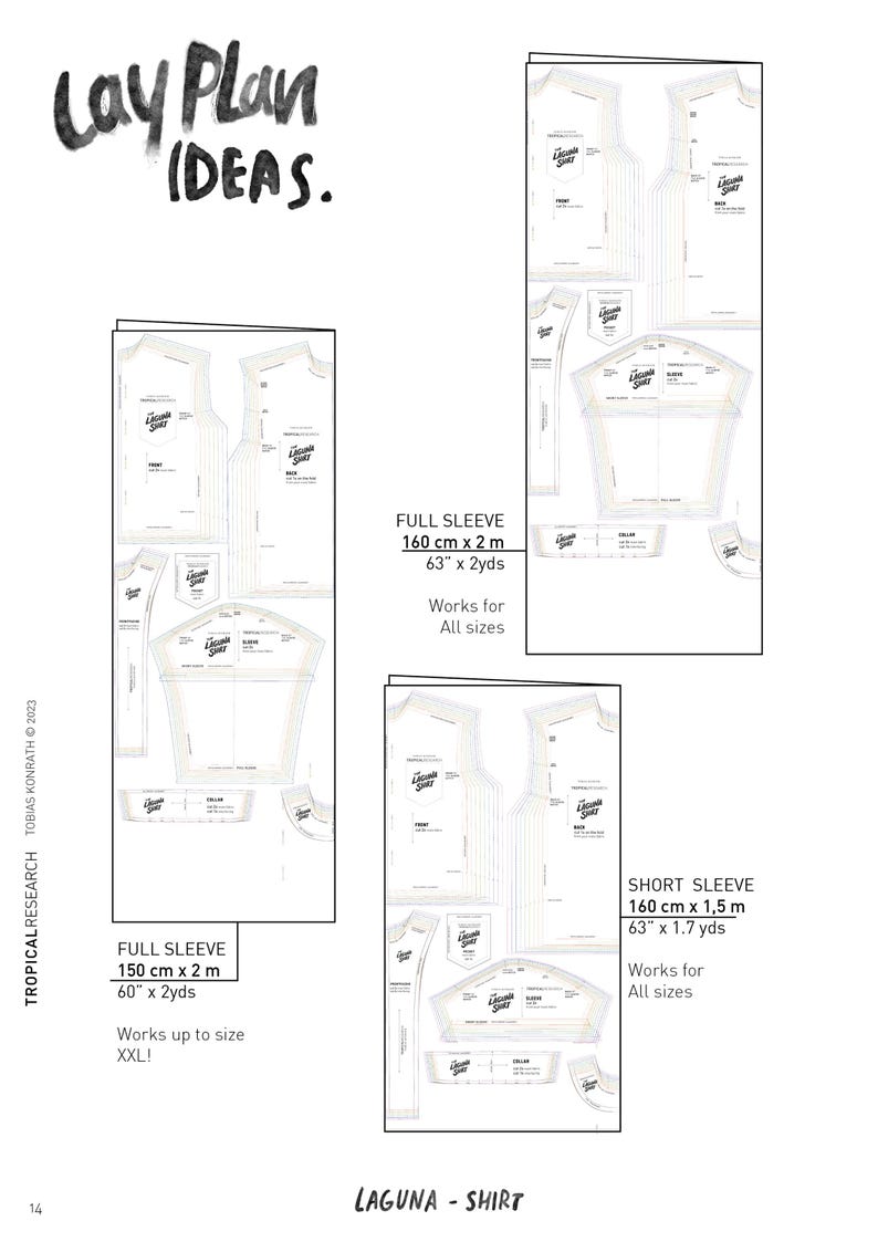 LAGUNA SHIRT digital indie sewing pattern- pdf download with illustrated tutorial